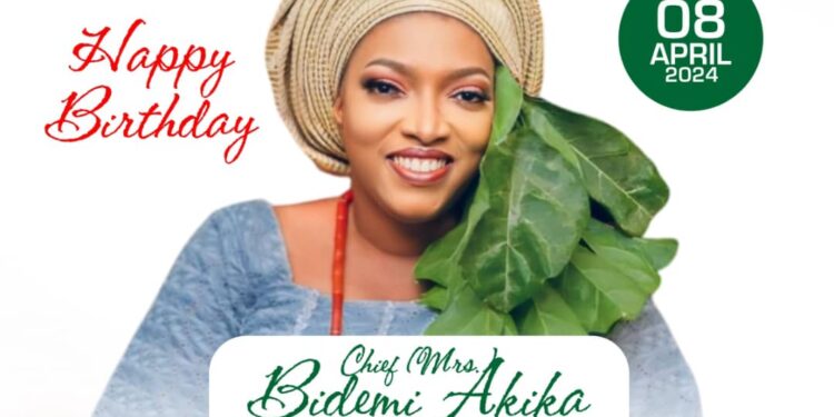 Birthday: Celebrate a woman with a Good heart, Comrd Ibrahim Afolabi celebrate Chief Mrs Benedict Akika on her Birthday