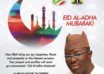 Eid-el-Fitri: PDP DNC, Amb. Arapaja Congratulates Muslim Ummah.