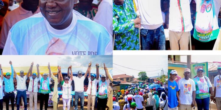 PHOTOS: PDP Chairmanship candidate, Ogunlade kicks off ward campaign in Ogbomoso, visits Alasa, Abogunde, Jagun*