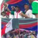 Oyo PDP Presents Flags to Chairmanship and Vice Chairmanship Candidates in Ibadan South West/North West Federal Constituency(PHOTOS)