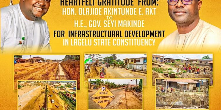 3 Huge Projects: Oyo Lawmaker, Olajide Akintunde (AKT) Appreciates Gov. Makinde On a Promise Fulfilled Projects
