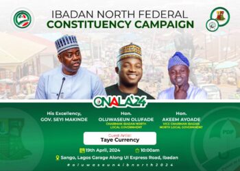 Campaign Flag-off: PDP Extends Warm Invitation for Ibadan North Federal Constituency Campaign Flag-off (Friday,19th April  2024 )