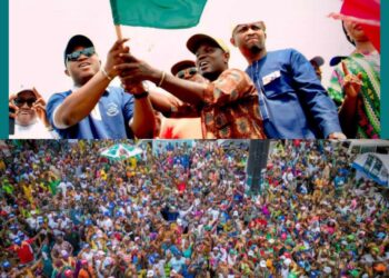 Flag-off Campaign: Mammoth Crowd As Oluwaseun Olufade Officially Receives PDP Flag As Chairmanship Candidate For Ibadan North Local Government
