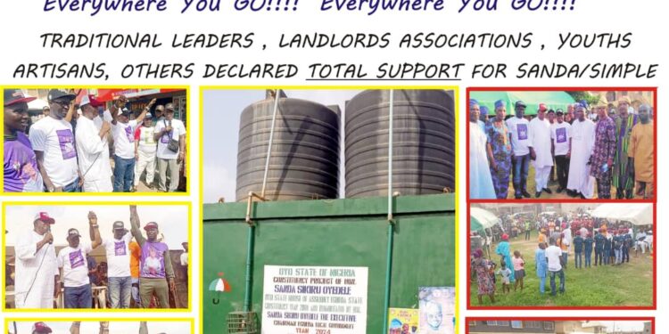 LG Poll: Egbeda Ward 11 Pdp Campaign, Residents Community and Religious Leaders, Others Support Sanda For Second Term