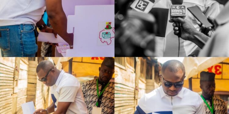 LG Poll: PDP’s Oluwaseun Olufade Casts Vote Amidst Enthusiastic Support in Ibadan North Local Government Election