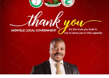 LG POLL: WOLE AKINLEYE PENS HEARTFELT GRATITUDE TO ELECTORATES