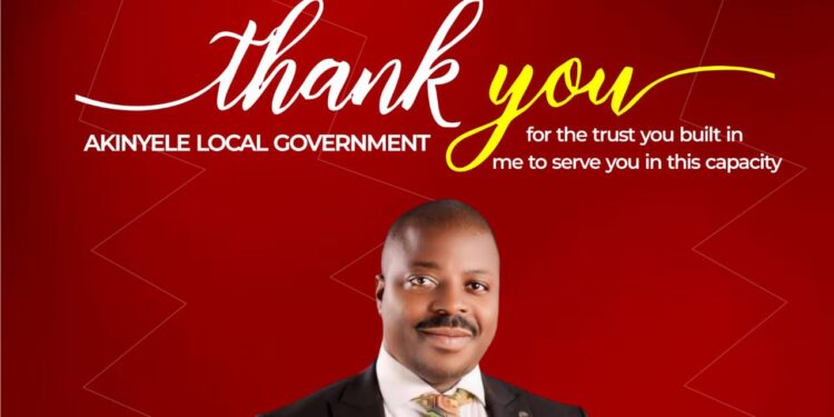 LG POLL: WOLE AKINLEYE PENS HEARTFELT GRATITUDE TO ELECTORATES