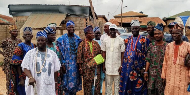 Oluyole Council of Obas Visits Akeem Olatunji After Electoral Victory, Vows To Sustain Support