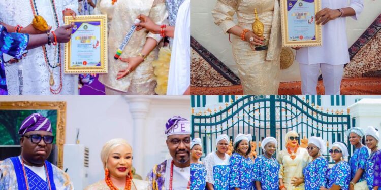 PHOTOS: Makinde’s aide, Ramata Agberemi Dabo (RAD) becomes Yeye Atunluse Oodua Agbaiye  … Dedicates award to Gov. Makinde