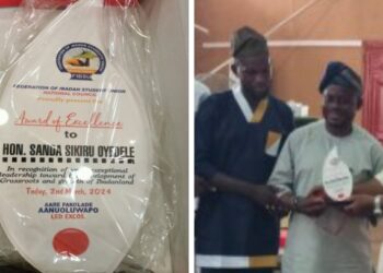 Sanda, Oyo ALGON Chairman, Honoured with FIBSU Award for Transforming Grassroots Development and Ibadan Land