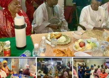VIDEO: Oyo Deputy Gov, wife host Aare Musulumi Alhaji D’Damak, Aare in Council, others to Special Iftar