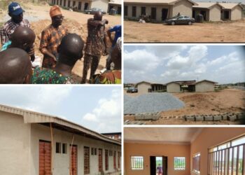 Photos Ongoing Project: Construction of Omituntun Mini Shopping Complex and Park in Apata, Another Positive Effect of Akande’s Administration in Ibadan South West Local Government