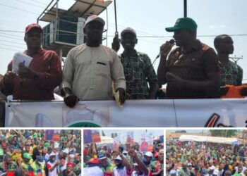 LG Poll: Saki West, Saki East, ATISBO PDP Chairmanship Candidates Receive Flags