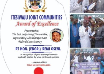 Outstanding Performance: Community Significantly Honours Oyo Rep Oseni