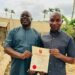 Oyo LG Polls: People Cheer as Iwajowa LG Chairman, Muritala Oyewumi Receives Certificate of Return From OYSIEC