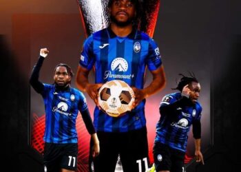 Ademola Lookman becomes the first player to score a hatrick in an Europa League final.