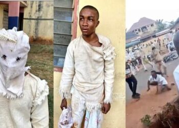 Police Arrest Masquerade Who Flogged A Nurse In Nsukka, Enugu