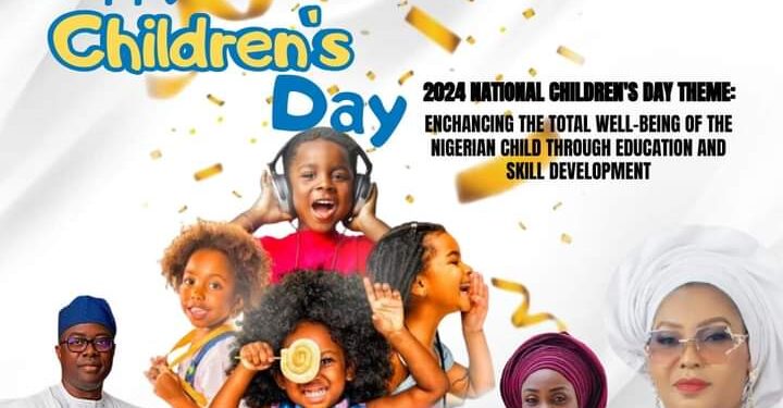 Commissioner for Women Affairs and Social Inclusion, Hon (Mrs) Toyin Balogun felicitate with Oyo State Children