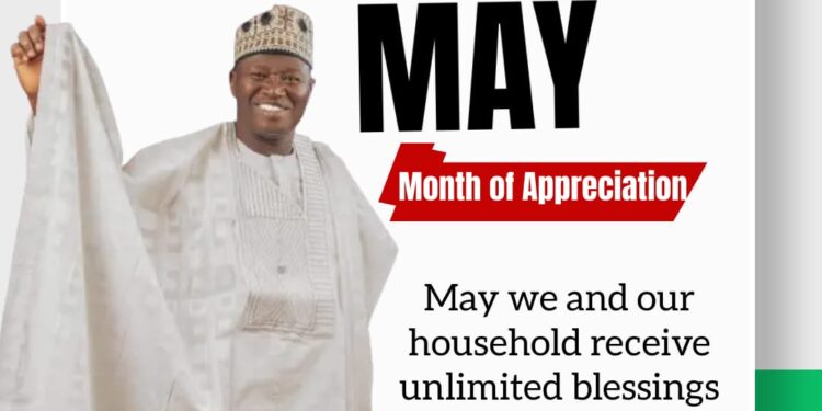 MAY 1: Ibadan NorthWest Chair, Rahman Adepoju Felicitates Workers