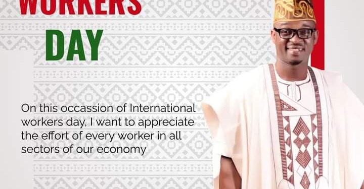 May Day: Egbeda LG Vice Chairman-Elect, Simple Oladebo Felicitates Nigerian Workers, Your hard work and dedication will pay off,Commends Makinde For Improving Civil Servants’,