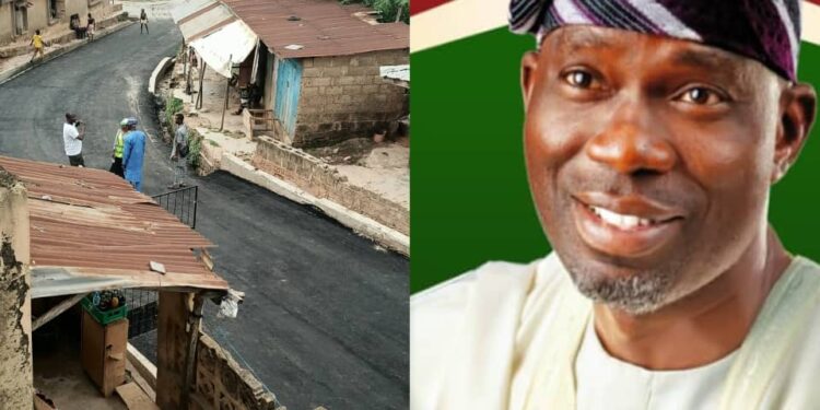 Community Leaders, Residents Hail Agboworin Over Asphalt Laying On 1.6km Kajola-Irede-Odinjo-Alake-Sodun junction Road Project