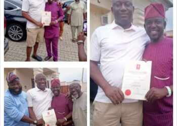 Makinde’s Ally, Otunba Seye Famojuro, Hosts Oluyole Chairman-elect, Akeem Olatunji After Electoral Victory