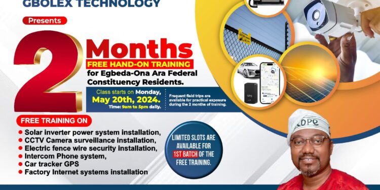OTOPE Foundation Set To Commence Free Tech-Skills Training For Egbeda/Ona-Ara Constituents(CHECK THE DATE)