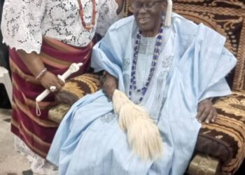 PHOTOS: Princess Abeo visits Olubadan designate, Olakunlehin ahead of coronation