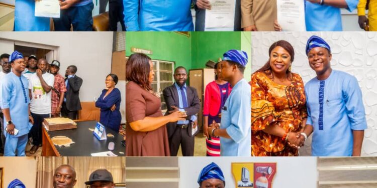 Adebowale Falana Receives Letter Of Appointment as Chairman of Oyo State Youth Development Agency, Thanks Governor Makinde and Otunba Famojuro, Assumes Office Immediately