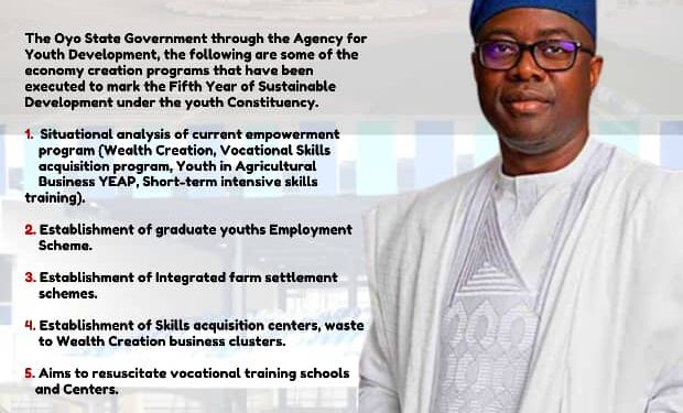 Oyo State Agency for Youth Development Chairman, Adebowale Falana, Salutes Governor Makinde’s Five Years of Sustainable Development and Youth Inclusiveness