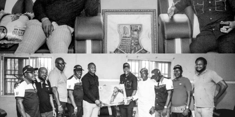 Uptown Diamonds & Landscaping Limited Management Pays Congratulatory Visit To Ibadan North Council Chairman, Oluwaseun Olufade