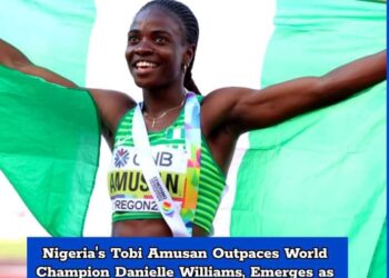Nigeria’s Tobi Amusan Outpaces World Champion Danielle Williams, Emerges as the New Fastest Woman
