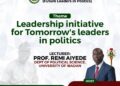 Agboworin Organizes Political Leadership Summit For Youths In Ibadan On Monday