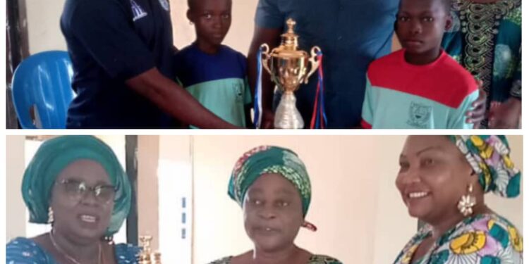Amos Ado Foundation Boss Donates Trophy For Sports Development In Ogbomoso.