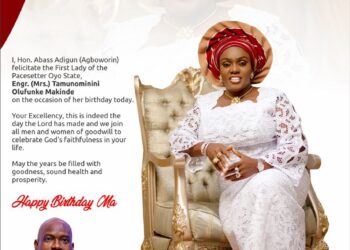 Agboworin Celebrates Oyo First Lady, Tamunominini Makinde, On Birthday Anniversary