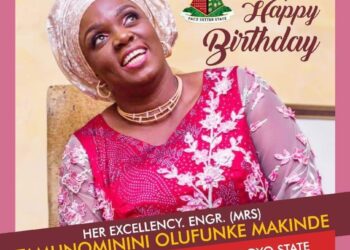 Birthday: Dr Fagbemi Sends Warm Felicitations To First Lady, Mrs Makinde Tamunominini on Birthday