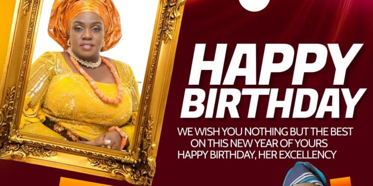 Birthday: Thanks for being a supSportive wife, Hearty congratulations on your day ma – Arole extols Her Excellency Tamunominini Olufunke Makinde