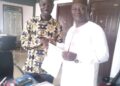 IBADAN NORTHWEST COUNCIL BOSS  PRESENTS LETTER  OF APPOINTMENT  TO POLITICAL  HEAD, SWEARS- IN CHIEF OF STAFF.