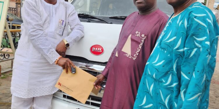 CCII Welcomes New 16-Seater Bus Courtesy of Aare Musulumi, Alhaji Dawud Akinola