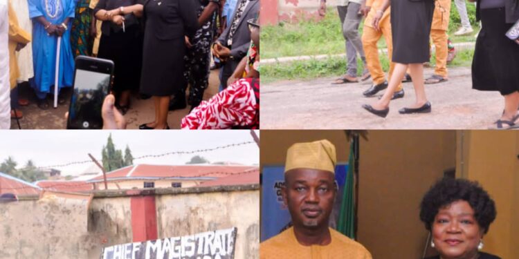 Another Giant strides by Dr Temitope GLORIOUS’: Oyo CJ, Justice Yerima visits Ona-Ara LG, approves High Court, Magistrate