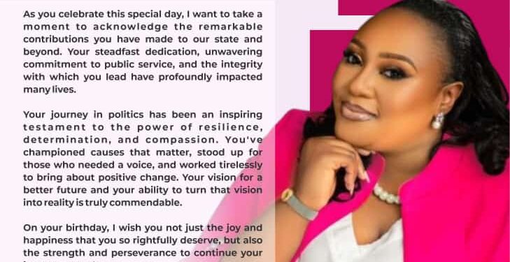 Birthday: You have always been so inspiring to youths, women and adults across the IBSWLG, Adeniji Oladapo Samuel Celebrate Makinde’s Aide Adedibu Adetola  on her Birthday