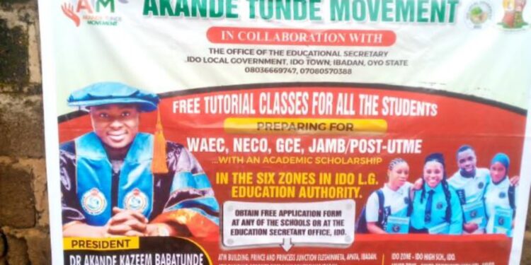 Akande’s Academic Vision Bears Fruit: Students Excel in UTME Examinations (Check the Lists)