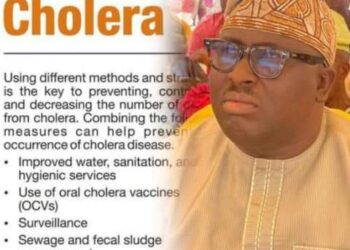 Cholera: Agba’Akin Akika Tasks Public on Proper Hygiene