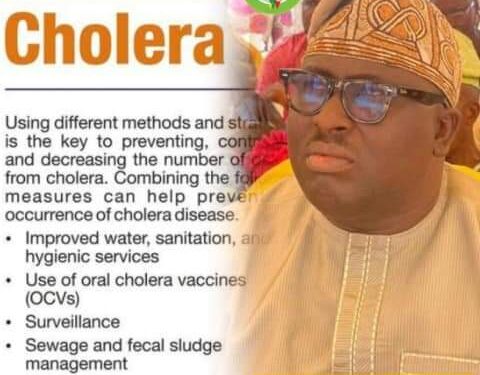 Cholera: Agba’Akin Akika Tasks Public on Proper Hygiene