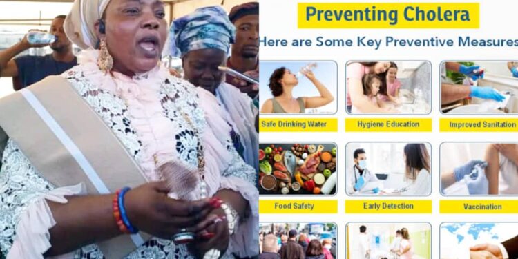 Cholera: Princess Folashade Urges Oyo Market Traders To Imbibe Good Sanitation And Hygiene Practices*