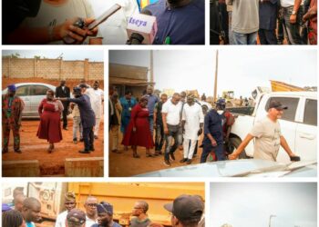 Lagelu Chairman, Kamorudeen Visits Olorunda Road Dualization Construction Site- Commends Samchase Nig Lmtd on Work Progress