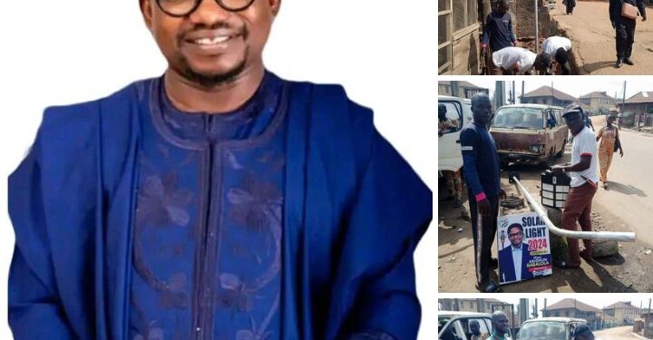 Oyo lawmaker Babalola Donates Additional 30 Solar Lights to Communities in Ibadan North East Constituency 1