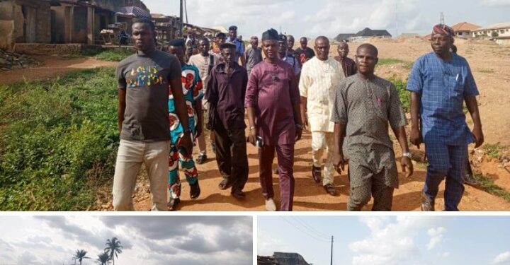 Ona Ara LG Boss, Dr. Temitope GLORIOUS, Visits Omituntun Sawia Market Site, Condemns Developer for Delays