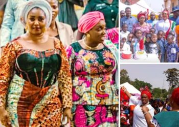 52 Hearty cheers Queen Mother, Hon Toyin Balogun Felicitates Mrs  Tamunominini Olufunke Makinde the First Lady of Oyo State