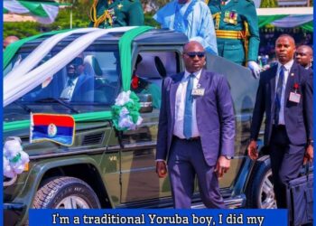 I’m a traditional Yoruba boy, I did my “Idobale” (Protration)– Tinubu jokes about his epic fall